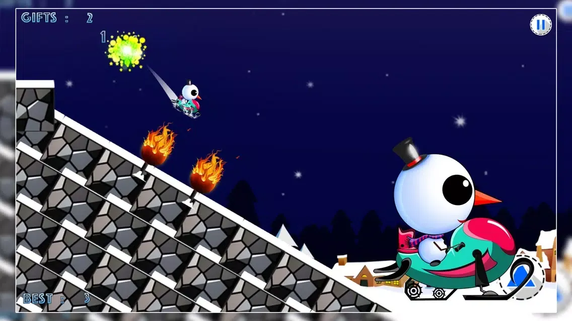 Iceberg the Cute Snow Man : The Fun Free Winter Race Game - Free Edition Screenshots