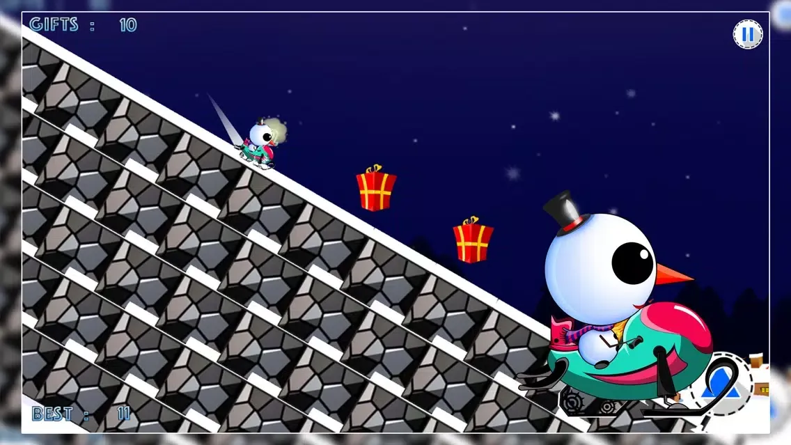 Iceberg the Cute Snow Man : The Fun Free Winter Race Game - Free Edition Screenshots