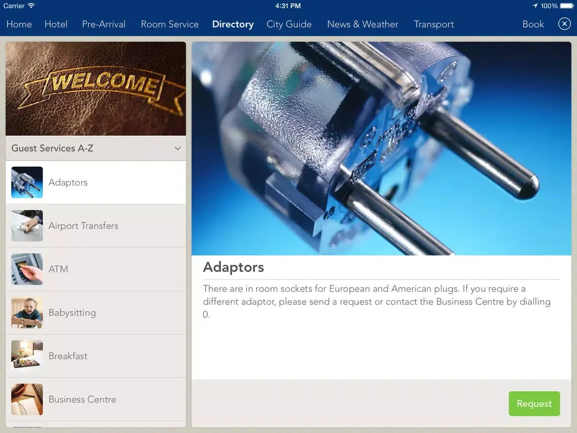 LondonStay iPad  Ekran Görüntüleri