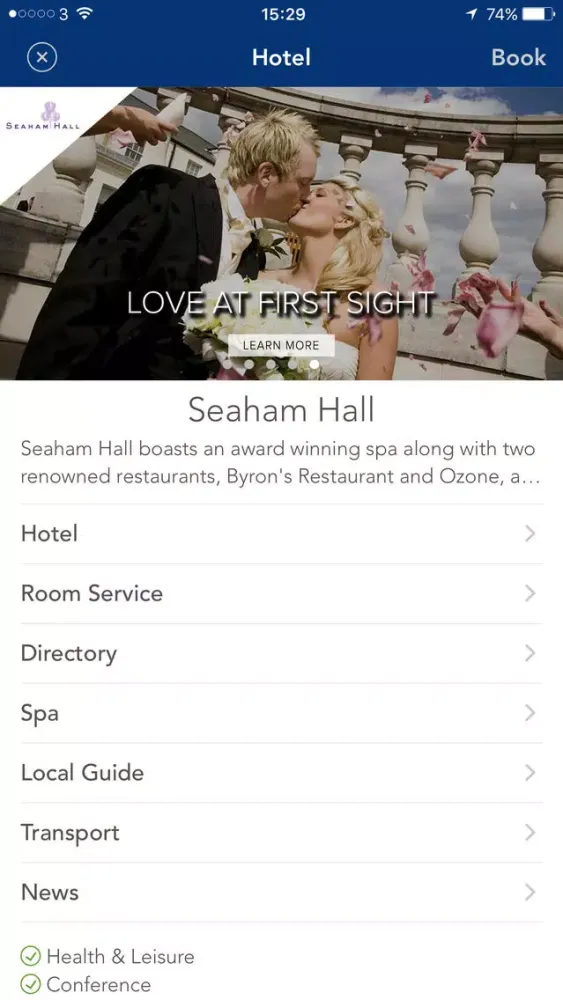 Seaham Hall and Serenity Spa سکرین شاٹس