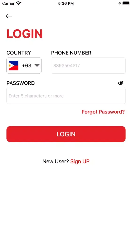 Crave User应用截图