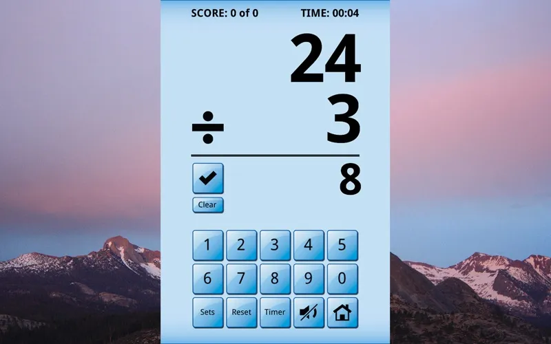 Captures d'écran de Math Whiz Flash Cards