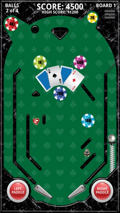 Tangkapan layar Mini Pinball 4 Of A Kind