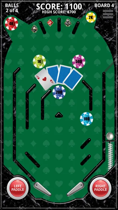 Tangkapan layar Mini Pinball 4 Of A Kind