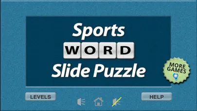 Capturas de tela do Sports Word Slide Puzzle Fun