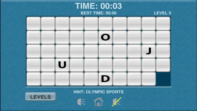 Capturas de tela do Sports Word Slide Puzzle Fun