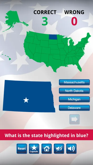 Best US States & Capitals Quiz স্ক্রিনশট