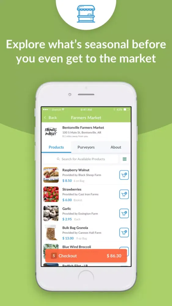 Bentonville Farmers Market应用截图
