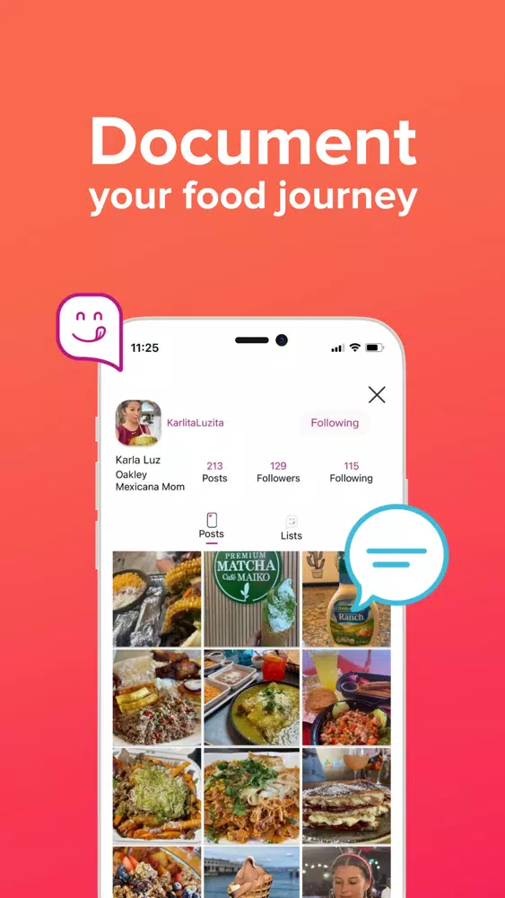 Tangkapan skrin Crave It: A Social Food App