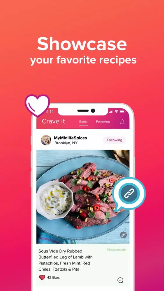 Crave It: A Social Food App スクリーンショット