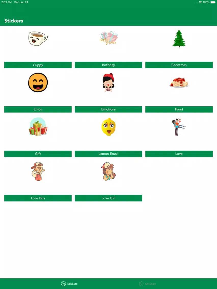 ภาพหน้าจอของ Sticker Packs - Messages Apps iPad 