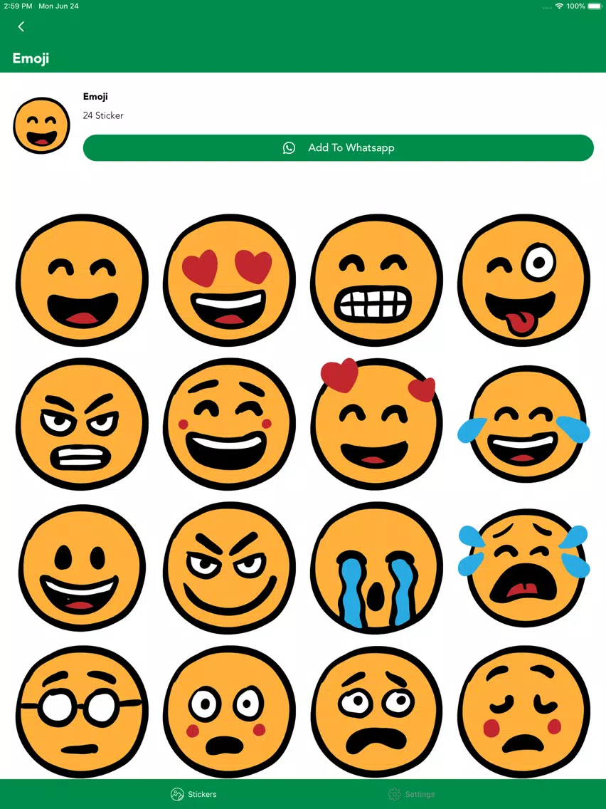 ภาพหน้าจอของ Sticker Packs - Messages Apps iPad 