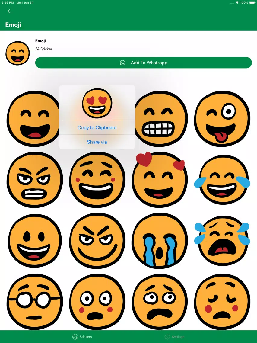 ภาพหน้าจอของ Sticker Packs - Messages Apps iPad 