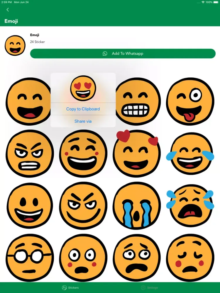 Sticker Packs - Messages Apps iPad  Screenshots