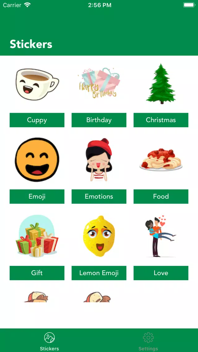 ภาพหน้าจอของ Sticker Packs - Messages Apps