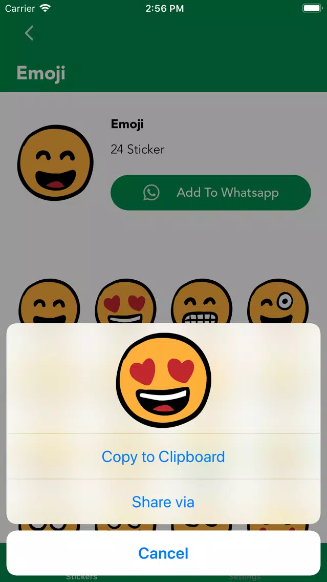 ภาพหน้าจอของ Sticker Packs - Messages Apps