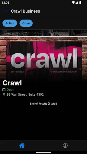 Captures d'écran de Crawl Business