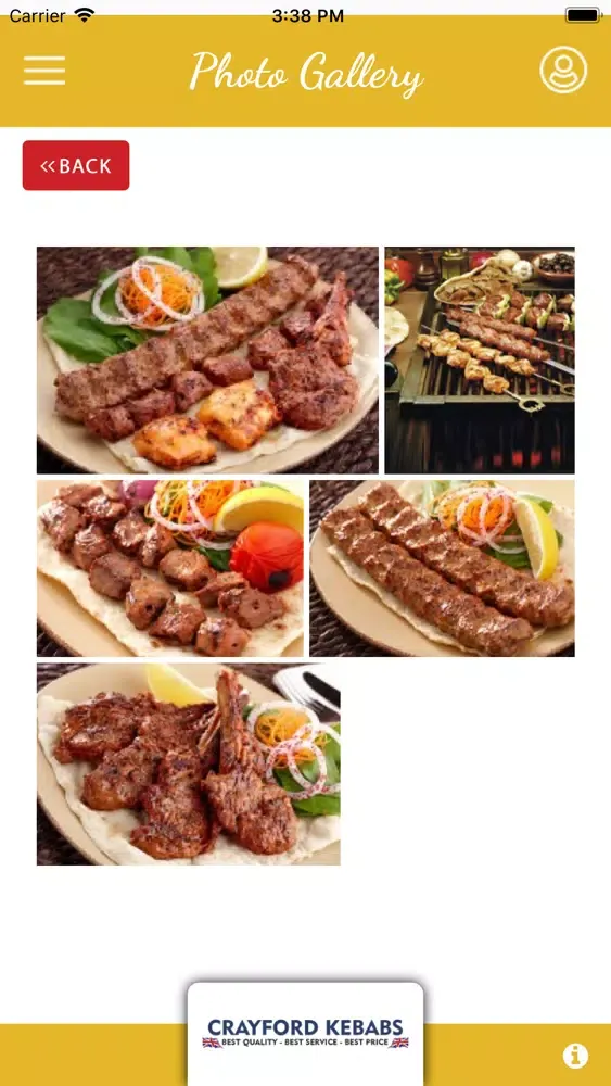 Tangkapan skrin Crayford Kebabs