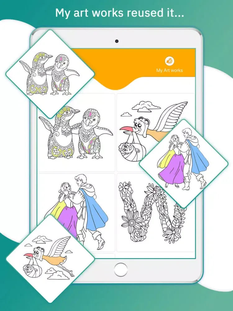 Скриншоты EasyColor and Drawing iPad 