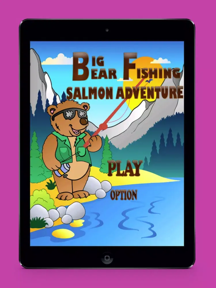 Big Bear Fishing Salmon Adventure iPad  Screenshots