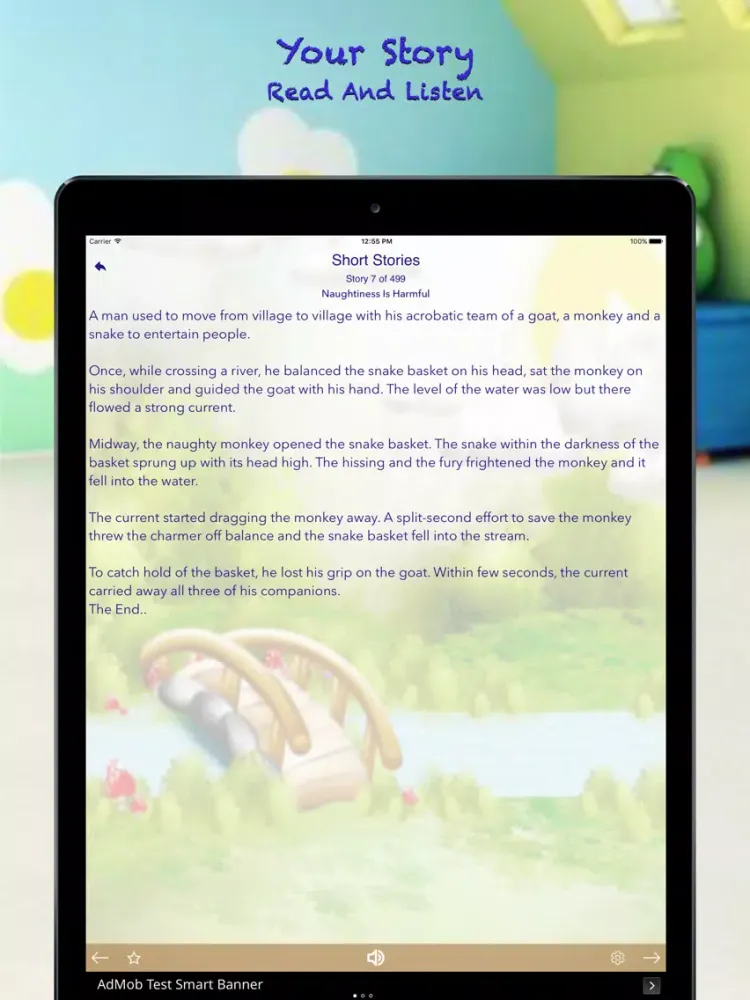 ภาพหน้าจอของ Short Story - Text & Audio iPad 