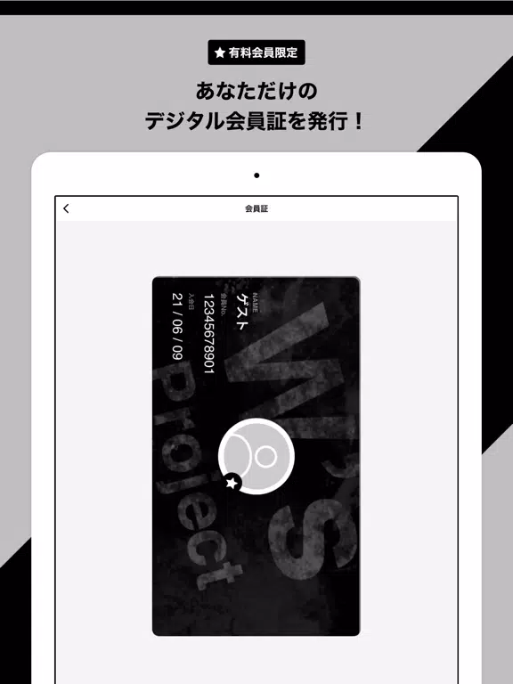 Capturas de tela do W's Project iPad 