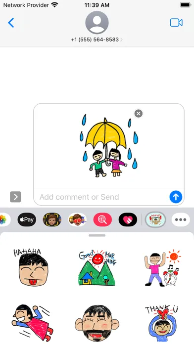 Drawing Stickers Ekran Görüntüleri