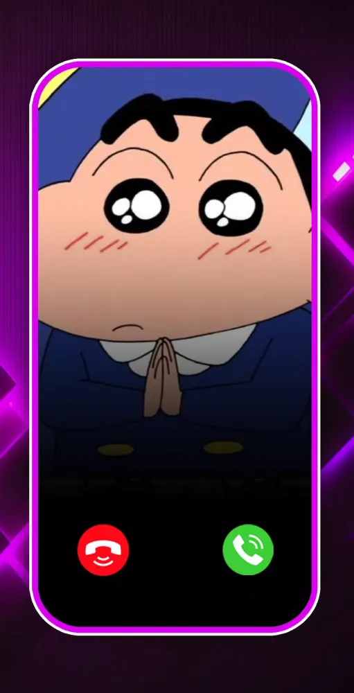 Crayon Shin Chan Fake Call Screenshots