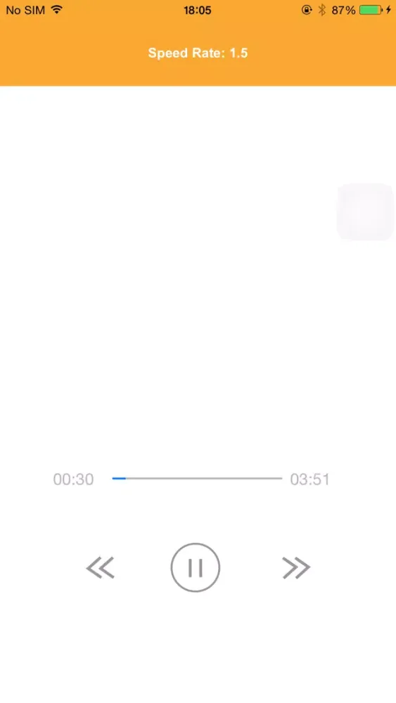 SpeedQ Audio Free - High speed rate play music app应用截图