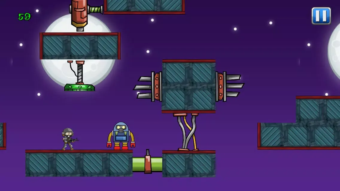 Capturas de tela do Alien Spaceship Stick-man Survival
