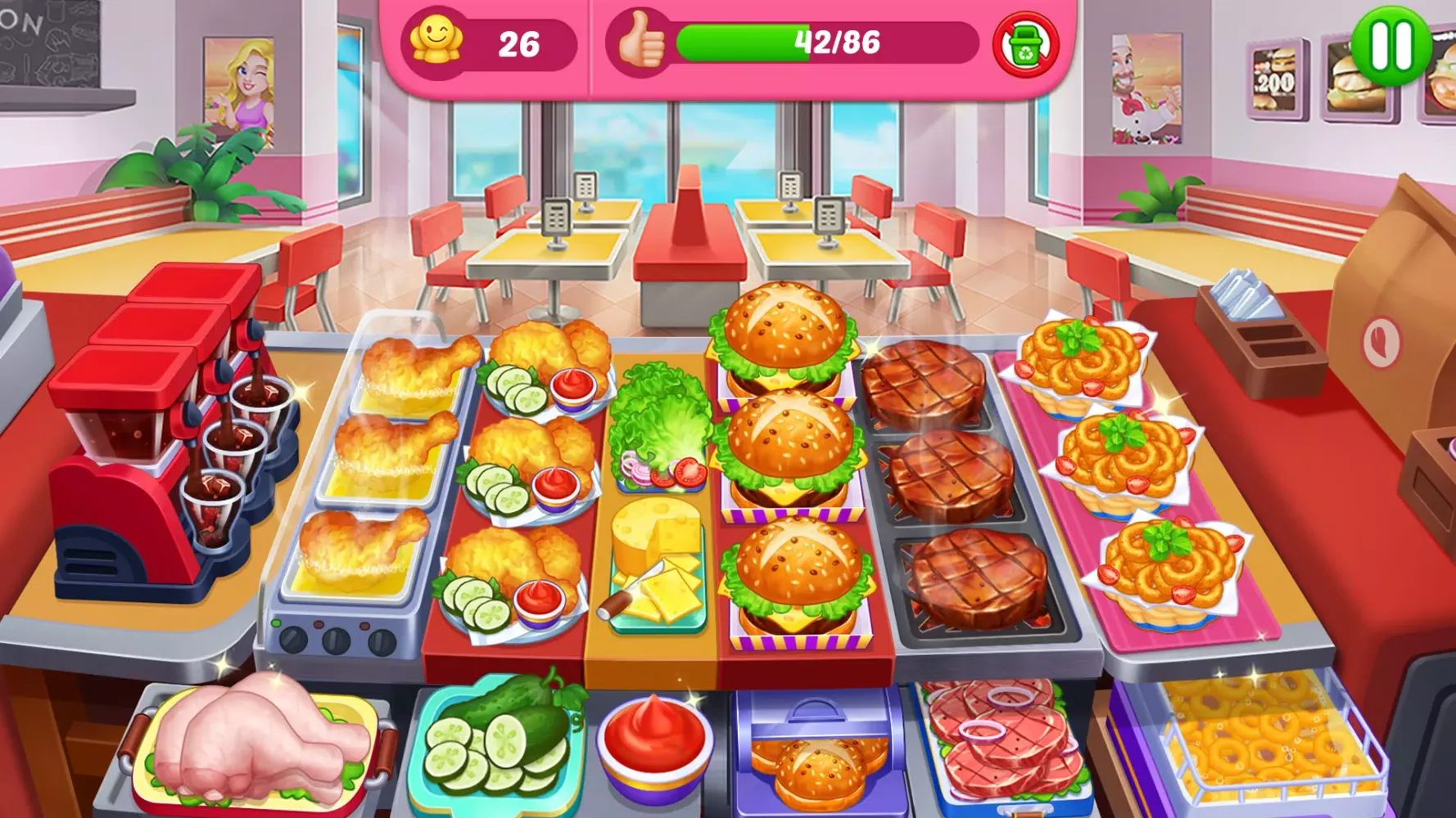 ภาพหน้าจอของ Cooking Diner