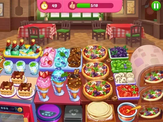 Crazy Cooking Diner: Chef Game iPad 应用截图
