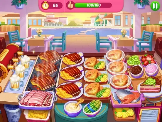 Crazy Cooking Diner: Chef Game iPad 应用截图