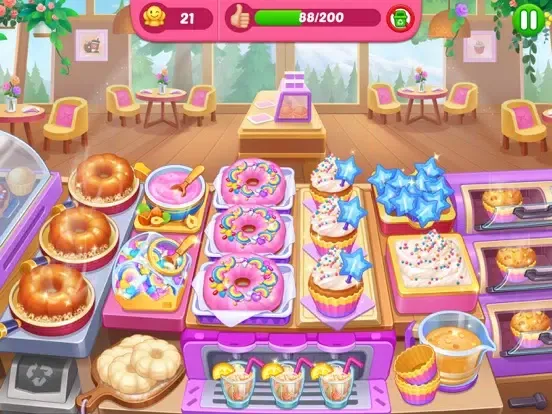Crazy Cooking Diner: Chef Game iPad 应用截图