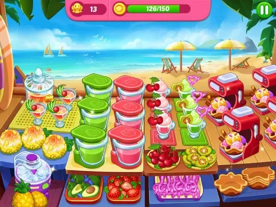 Crazy Cooking Diner: Chef Game iPad 应用截图