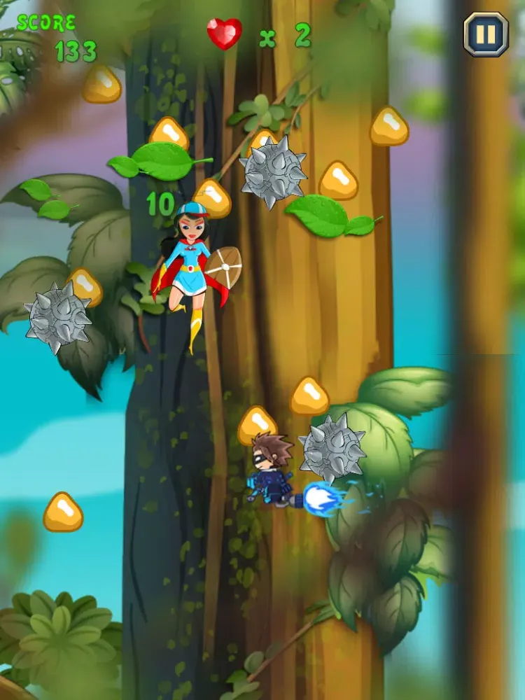 Zrzuty ekranu Crazy Super-Hero Kid-s - Fantasy World Game for Free iPad 