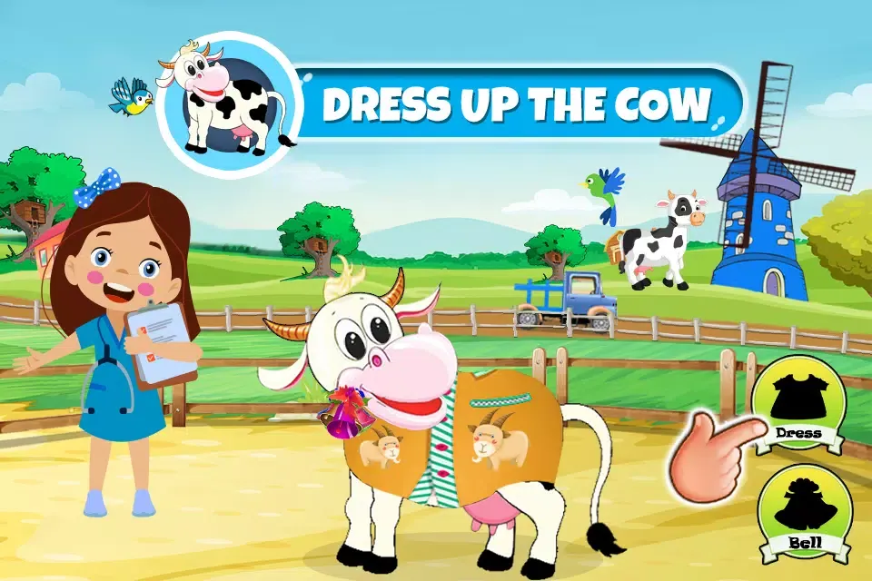 Kids Farm Animals Doctor Game Screenshots