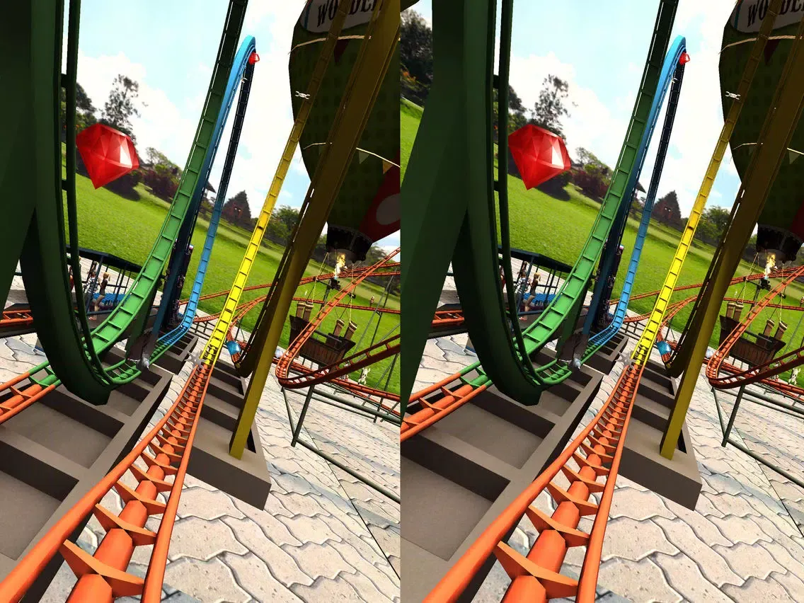 صور VR Crazy Roller Coaster Simulator iPad 