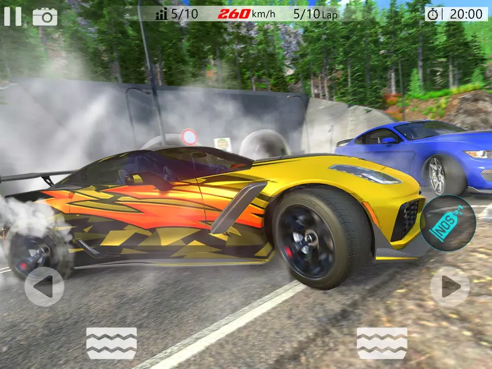 Captures d'écran de Crazy Speed Car Raceing iPad 