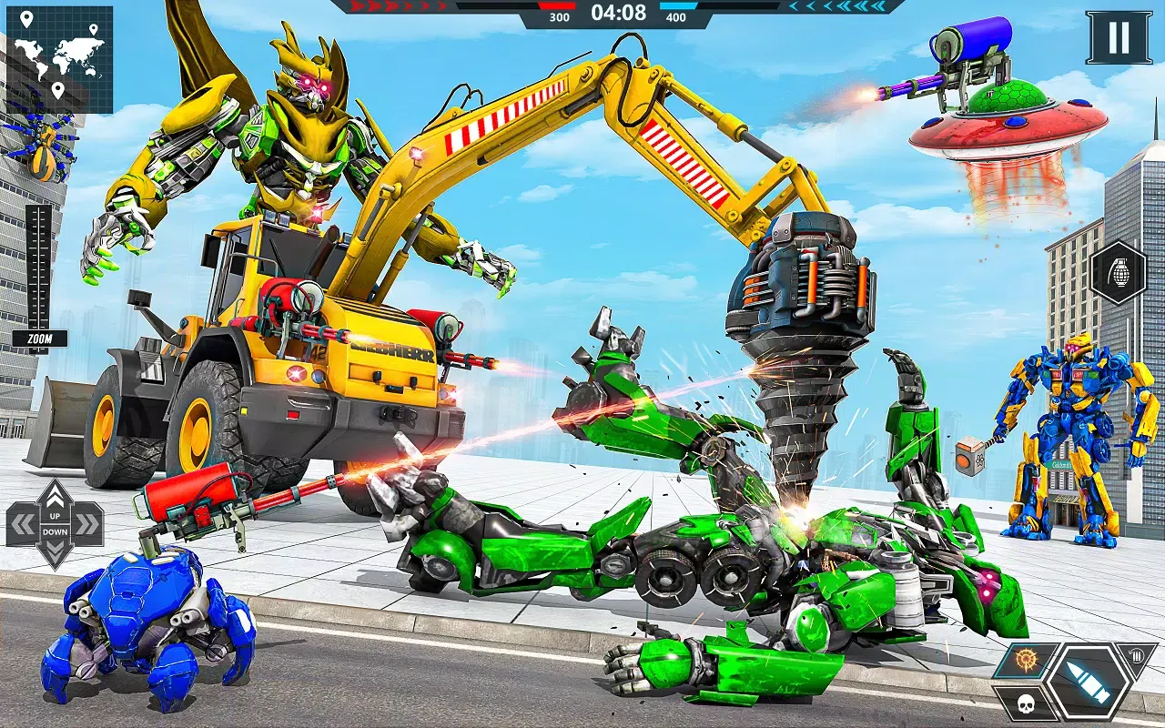 Multi Robot Car Transform Game Screenshots