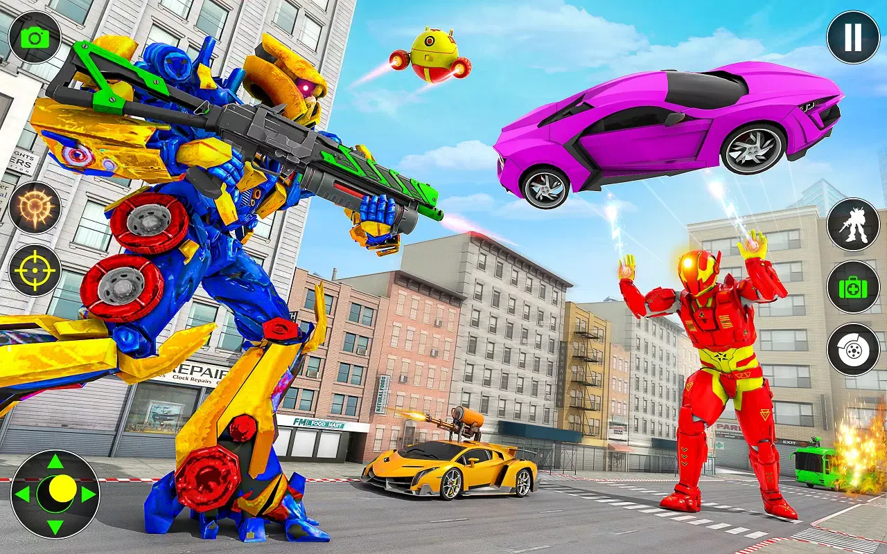 Multi Robot Car Transform Game Screenshots