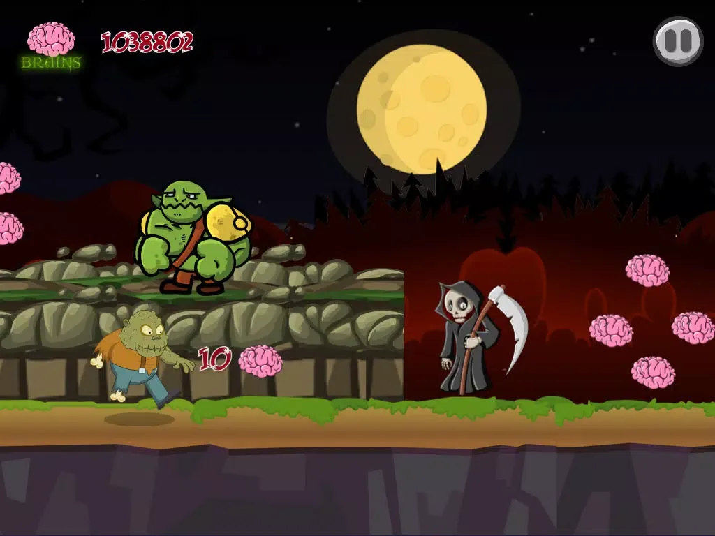 Tangkapan skrin Haunted Halloween Escape - Crazy Zombie Edition for Kids iPad 