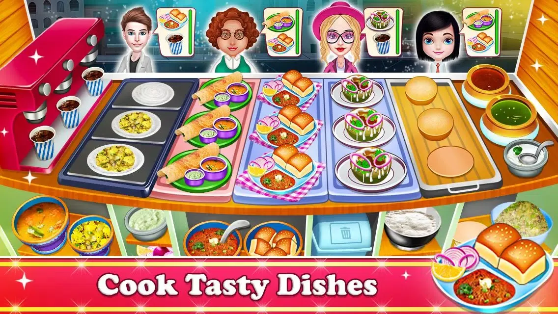 Ảnh chụp màn hình của Indian Chef: Cooking Star Game