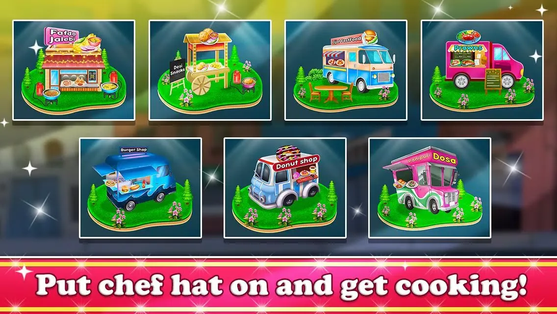 Ảnh chụp màn hình của Indian Chef: Cooking Star Game