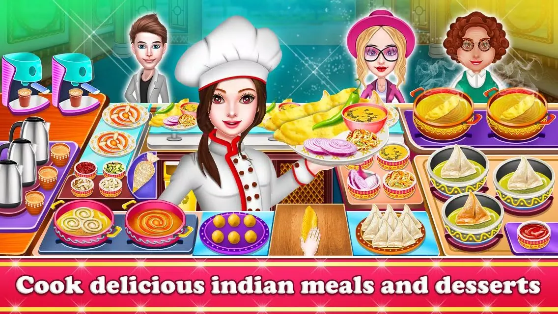 Ảnh chụp màn hình của Indian Chef: Cooking Star Game