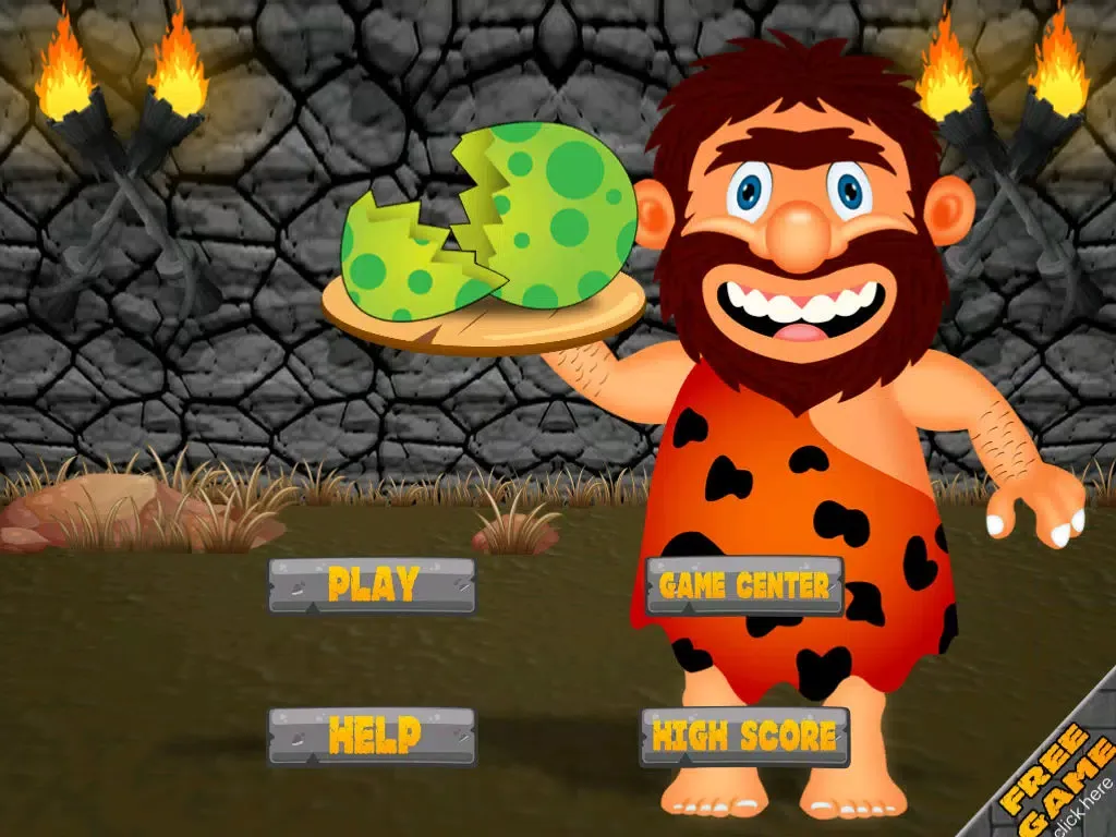 A Dinosaur Island Village Diner FREE - The Dino Age Cave-Man Food Game iPad  Screenshots