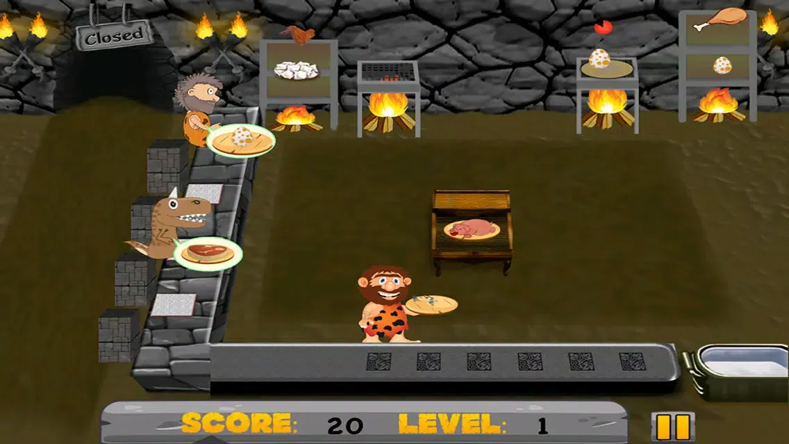 A Dinosaur Island Village Diner FREE - The Dino Age Cave-Man Food Game Screenshots