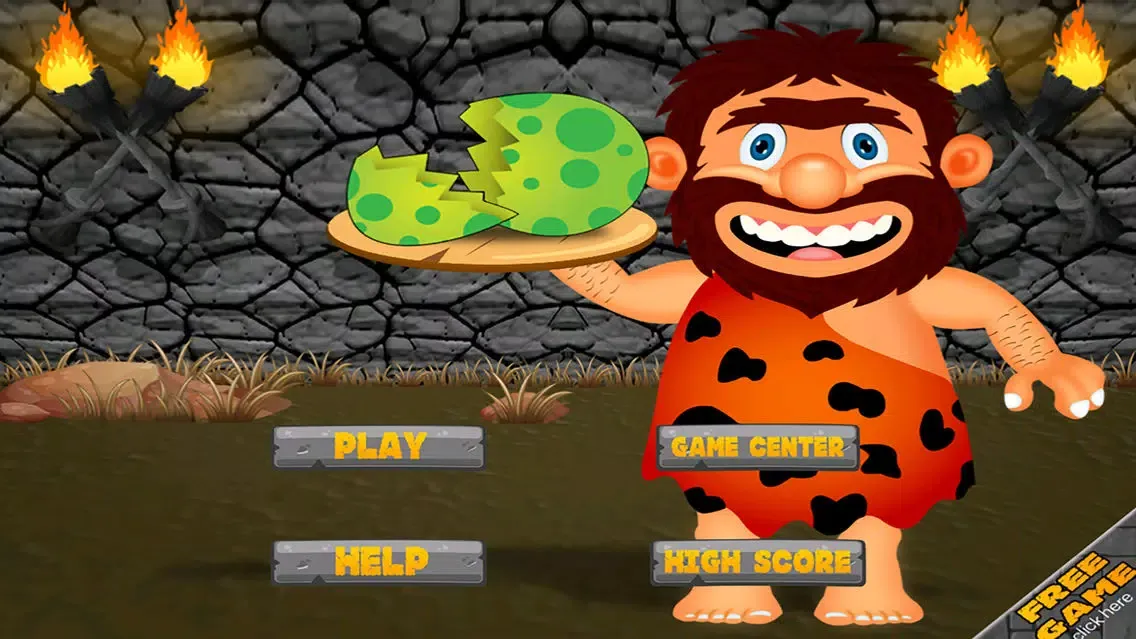 A Dinosaur Island Village Diner FREE - The Dino Age Cave-Man Food Game Screenshots