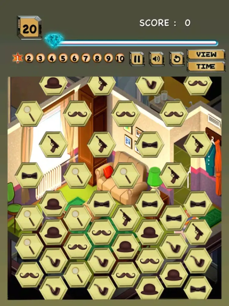 Скриншоты The Great Mystery Detective Puzzle FREE - A Hidden Manor Match Case Game iPad 
