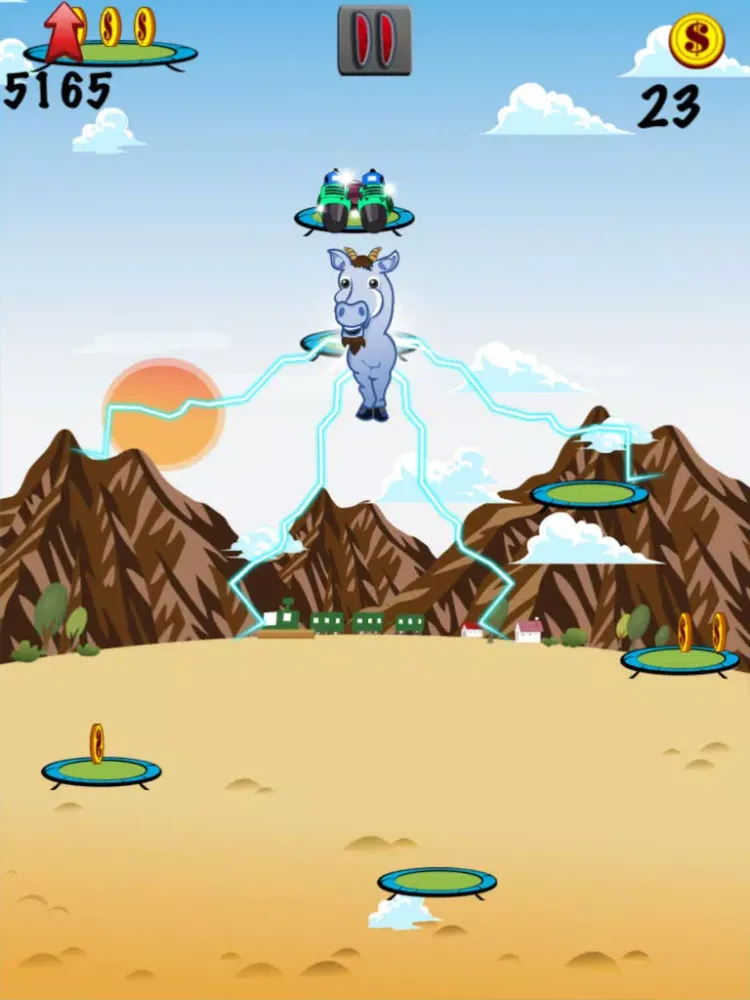Capturas de pantalla de A Happy Farm Frenzy Jumper FREE - The Little Animal Jumping Adventure Game iPad 